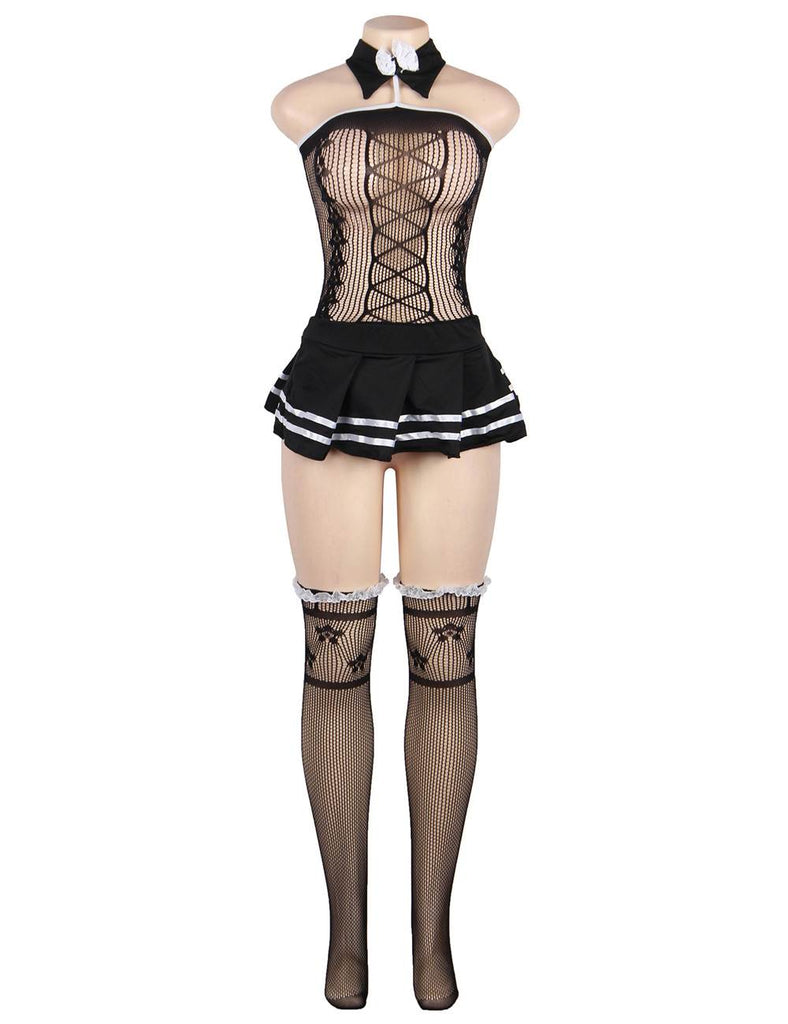 Uniform Temptation Sexy College Style Lingerie Suit