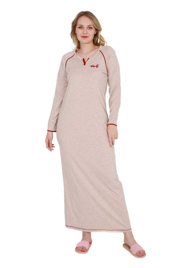 Elegant long-sleeved galabia