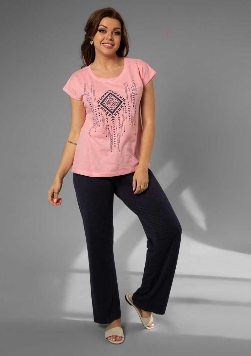 Half sleeve pajama and long pants