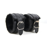 Pink & Black & Red & Purple SM Bondage Sex Leather Handcuffs BDSM