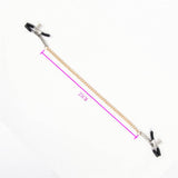 Gold & Silver Chain Nipple Clips Erotic Toy