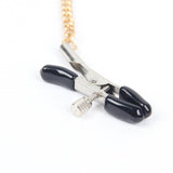 Gold & Silver Chain Nipple Clips Erotic Toy