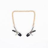 Gold & Silver Chain Nipple Clips Erotic Toy