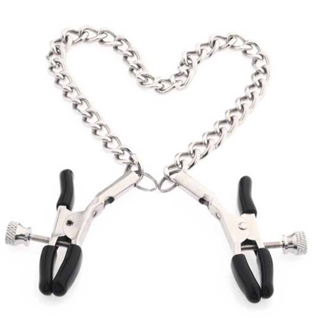 New Gold & Silver Chain Nipple Clips Erotic Toy