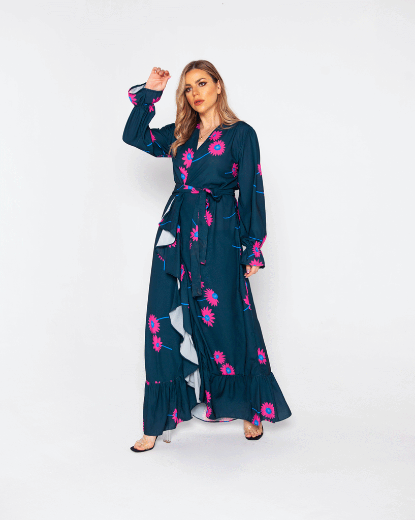 Trendy Long Blue Dress Egypt