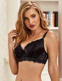 Black High Quality Lace Comfortable T-shirt Bra