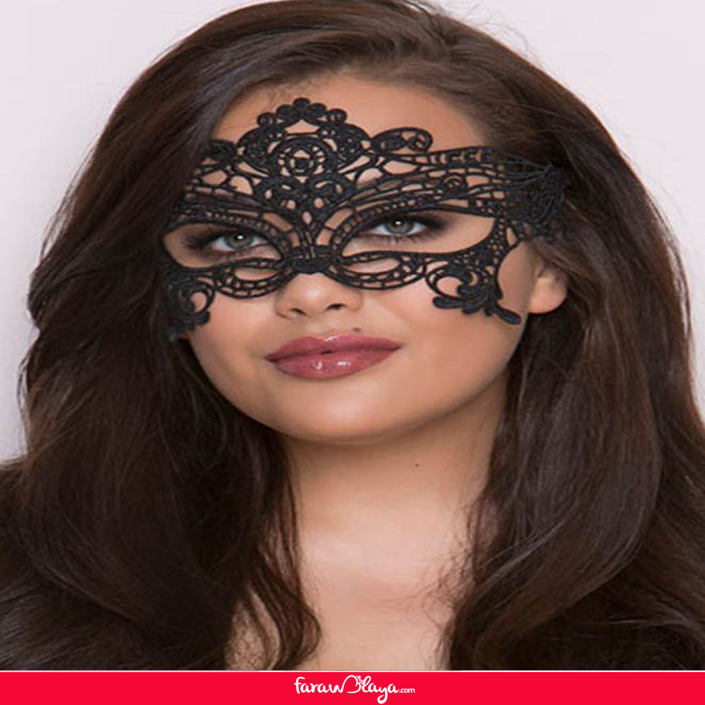1Pcs Enchanting Black Lace Eye Egypt Mask