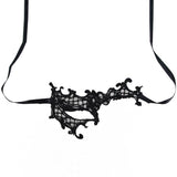 Enchanting Black Lace Unilateral Eye Mask