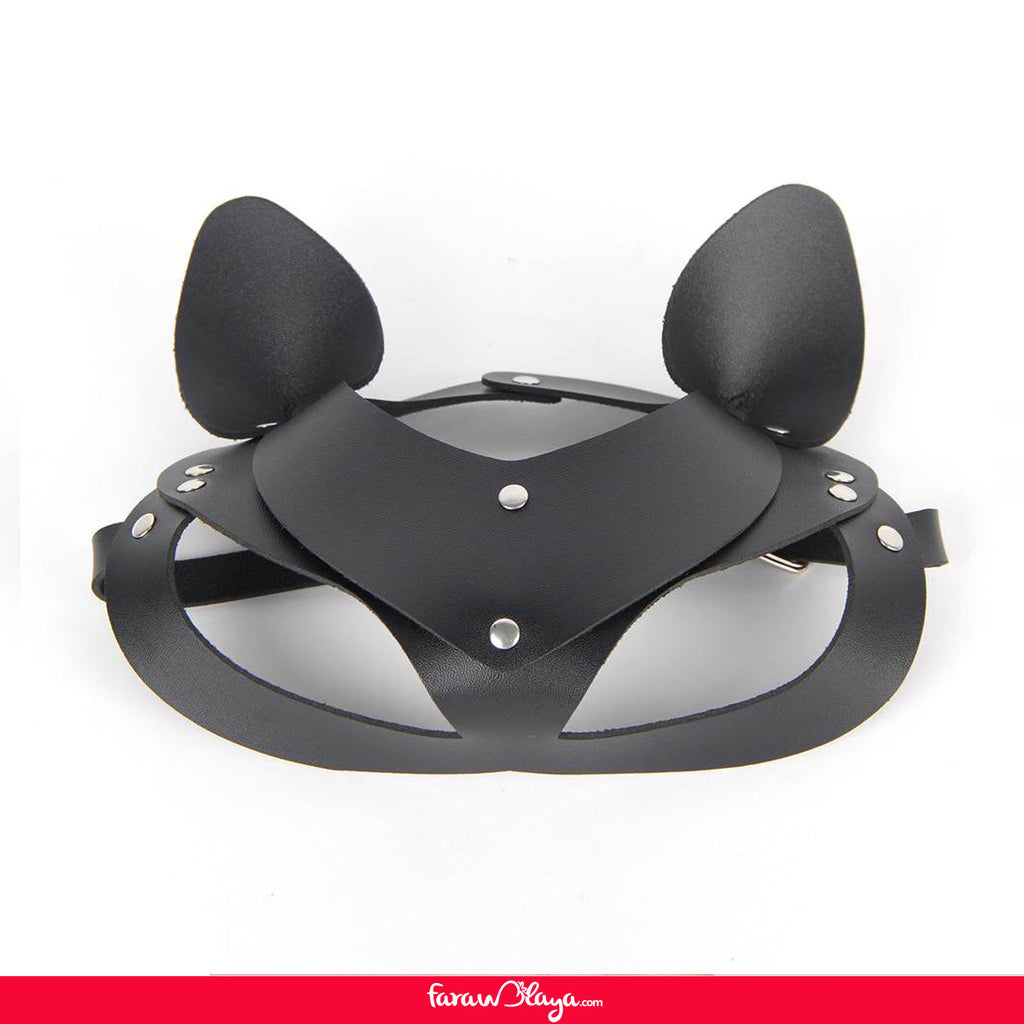 New Woman Sexy Elegant Black Cat Eye Mask