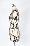 Sexy Black Mesh Pothole and Fishnet Bodystocking