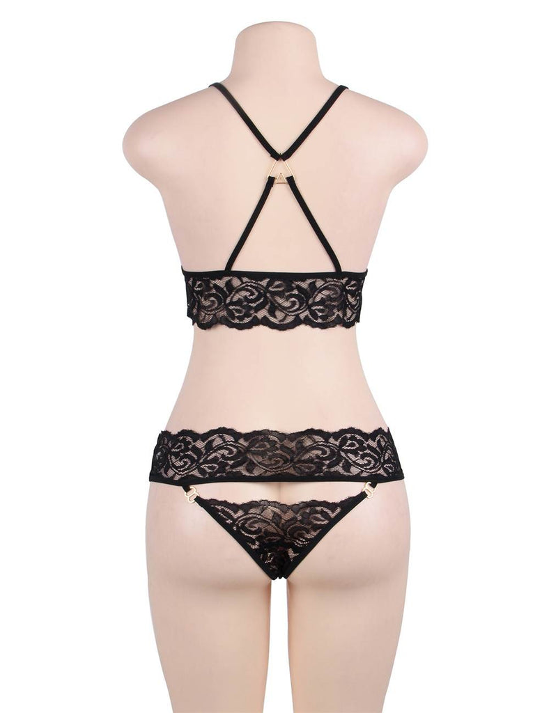 Lace Surrender Control Bra Set
