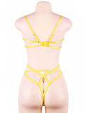 Elegant Embroidery Fashion Bra Set With Steel Ring