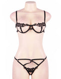 New Elegant Embroidery Fashion Bra Set With Underwire