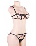 New Elegant Embroidery Fashion Bra Set With Underwire