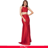 Red Separate Golden Edge Dress