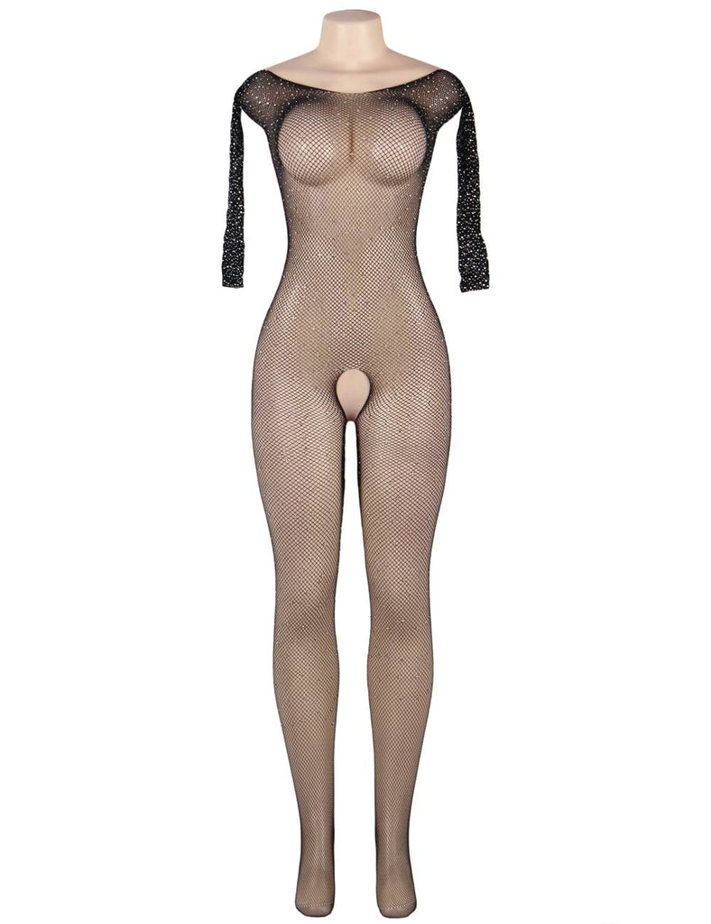 Fishnet Diamonds Long Sleeve Bodystocking Egypt