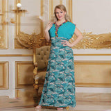 Summer Maxi Dress with Paisley Pattern