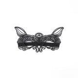 Black Lace Halter Babydoll Showing Nipples