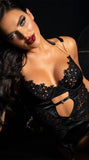 New PLAYBOY GIRL NEXT DOOR BUSTIER SET WITH FARAWLAYA