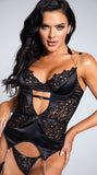 New PLAYBOY GIRL NEXT DOOR BUSTIER SET WITH FARAWLAYA