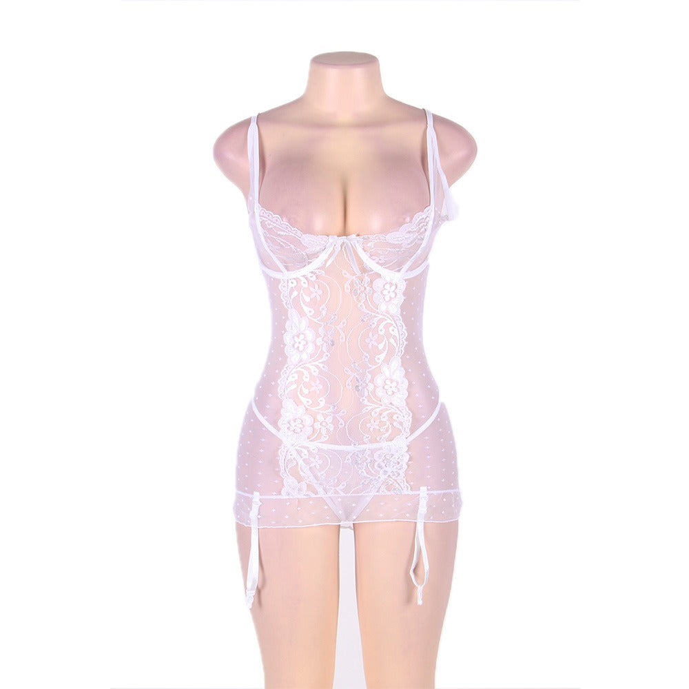 Polka Dot Sheer Babydoll