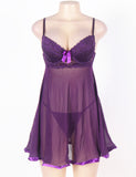 Transparent Lace Babydoll