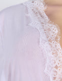 Robe Lace Trim With Thong With Farawlaya