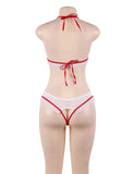 Sexy Nurse Crotchless Costume Teddy Lingerie