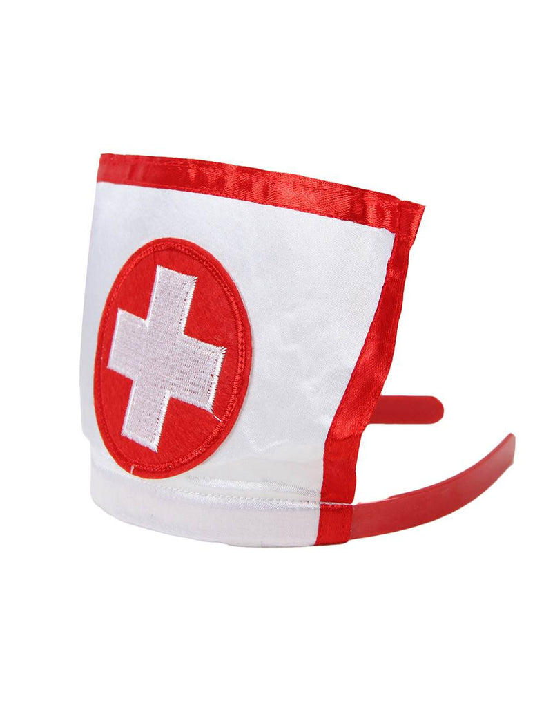 Sexy Nurse Crotchless Costume Teddy Lingerie