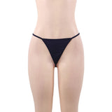 Stretchy Deep V-neck Modal Nightdress with G String