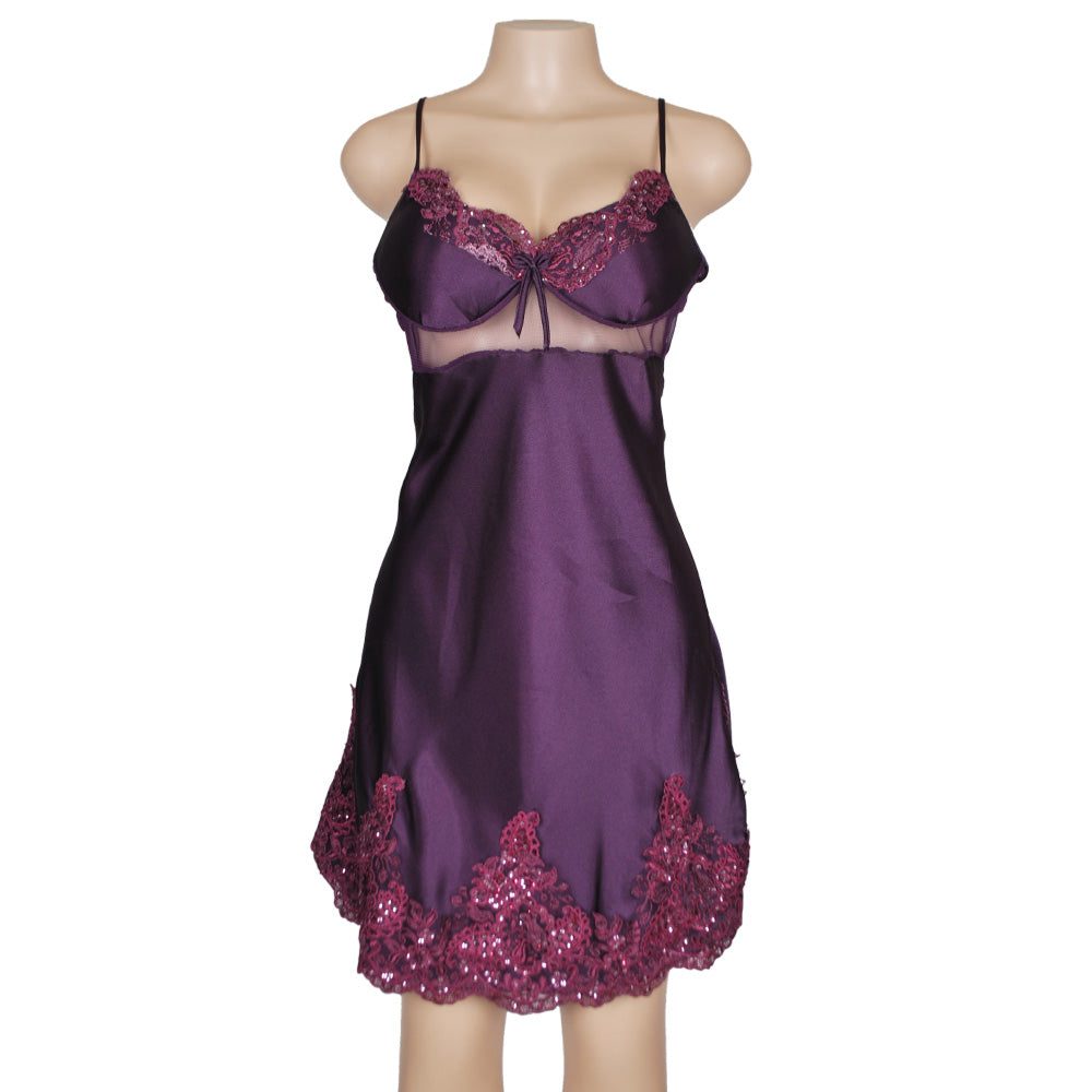 sexy babydoll lingerie with internal bra cups