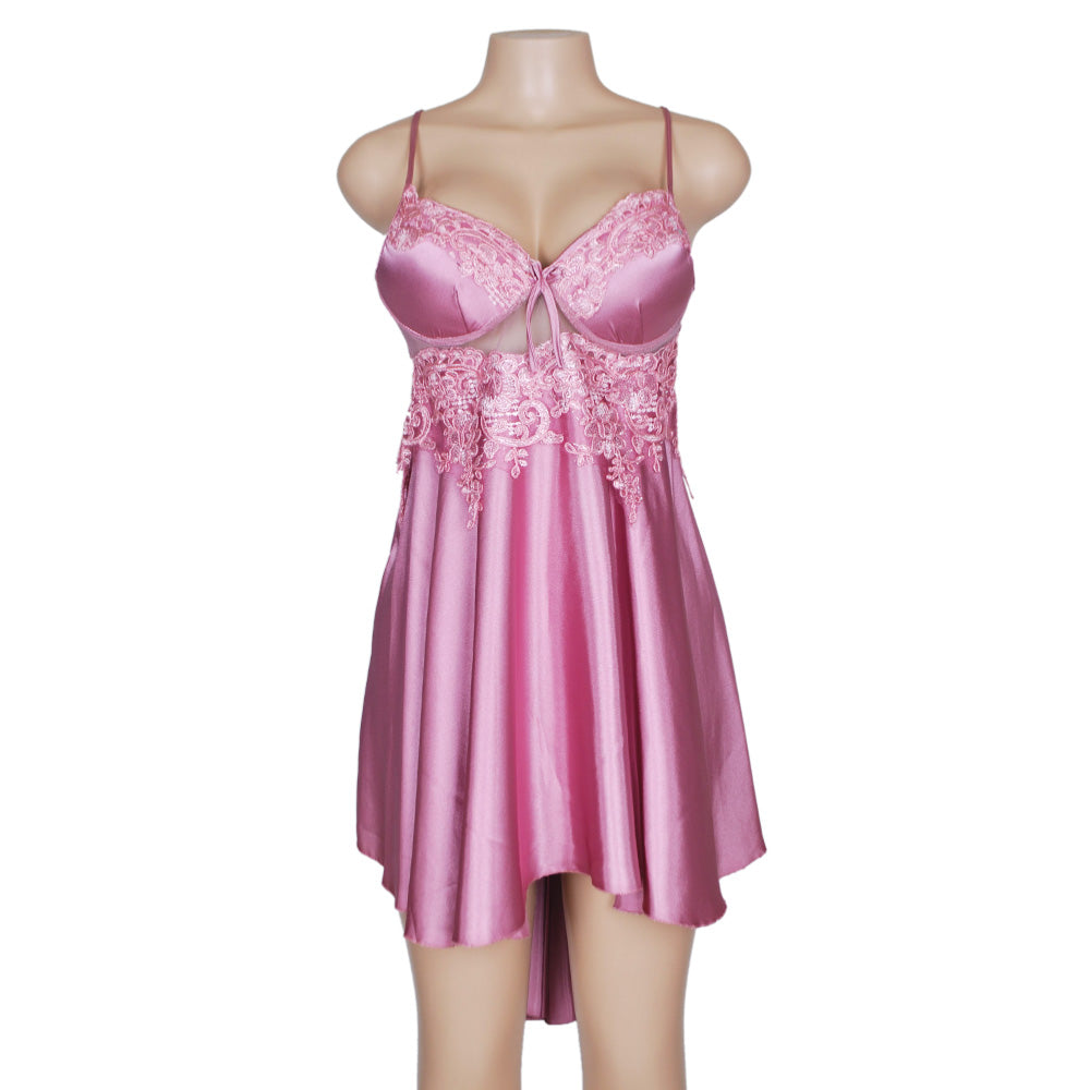 sexy babydoll lingerie with internal bra cups