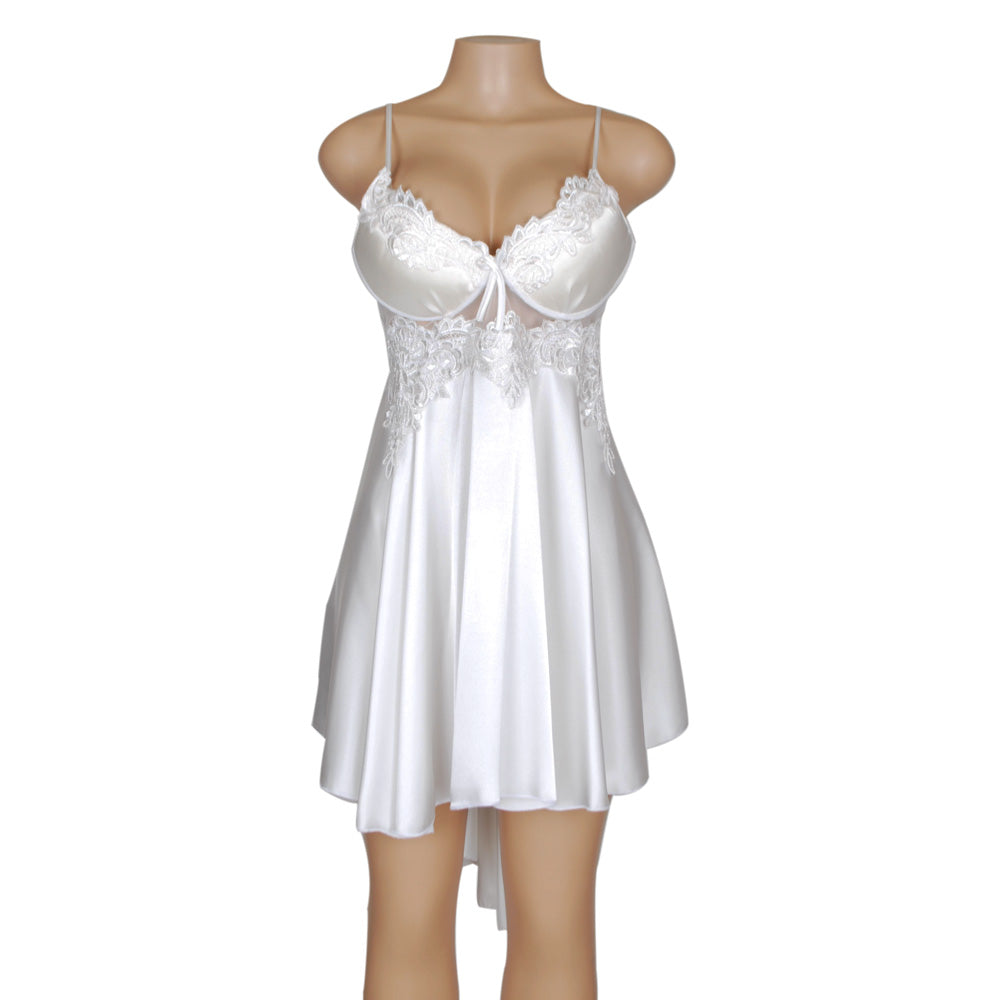 sexy babydoll lingerie with internal bra cups