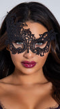 Tether Black Lace Eye Mask