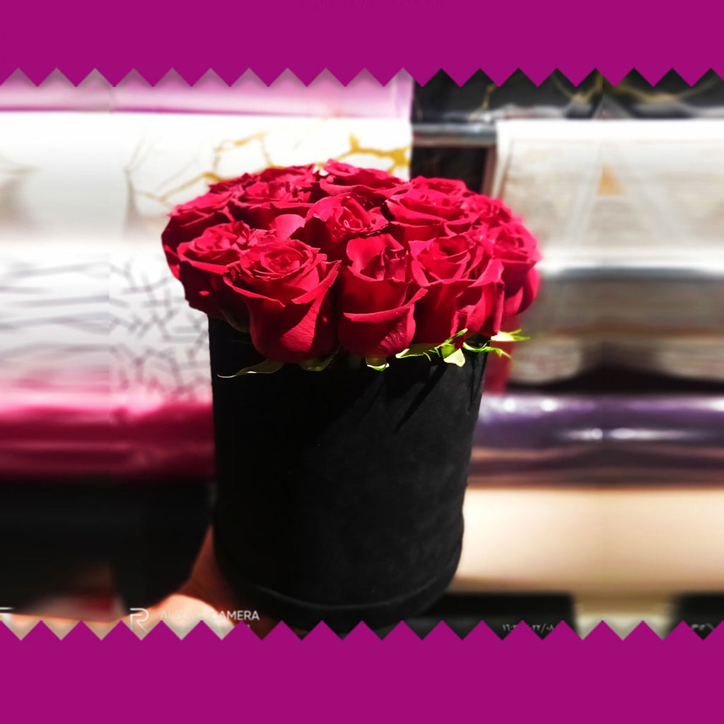 Flower bouquet of 15 roses