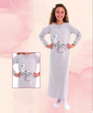 Zecotex Baby girls cotton jalabiya With Farawlaya