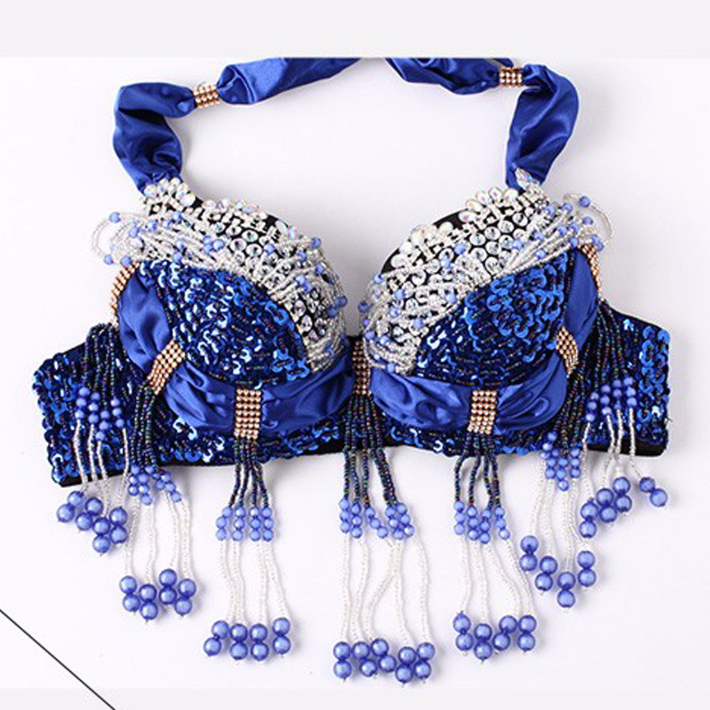 Beaded Decorated Sexy Dance Wear Plus Size Belly Dance Costume