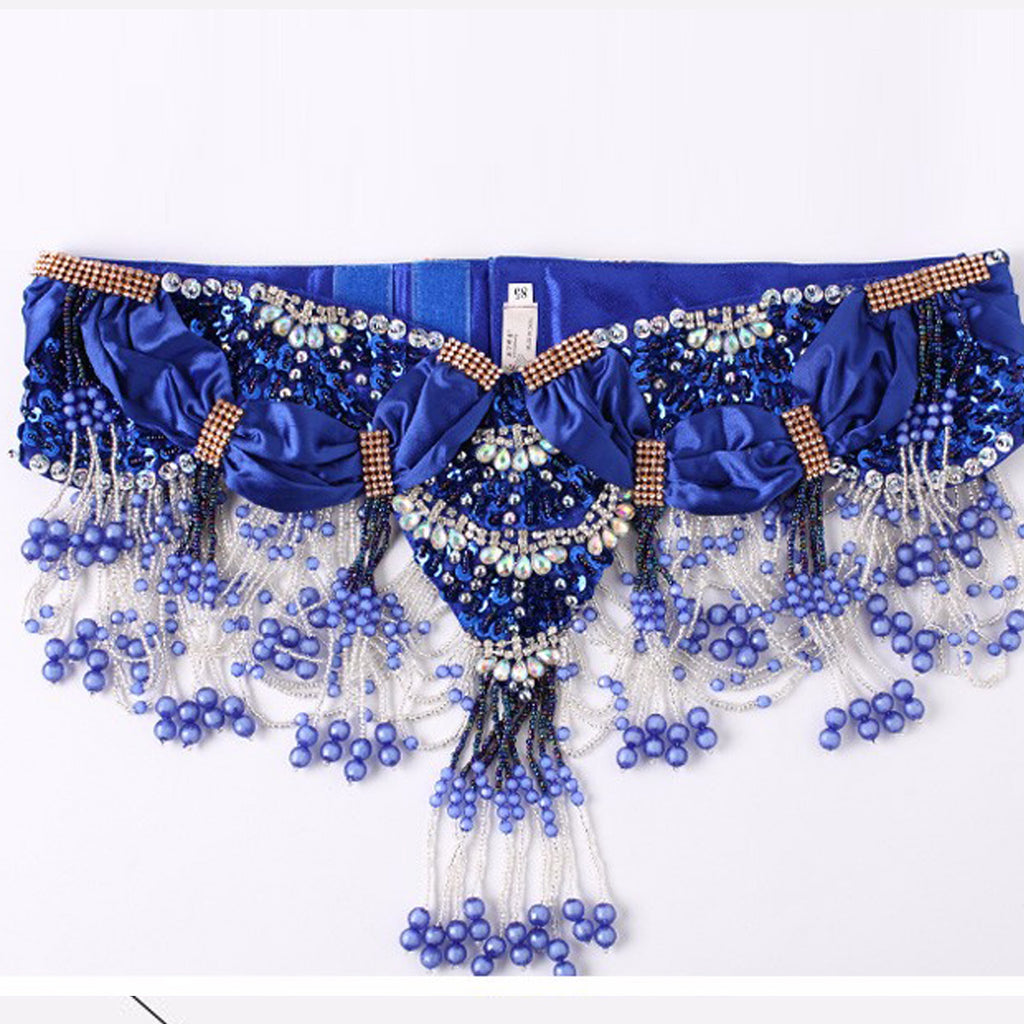 Beaded Decorated Sexy Dance Wear Plus Size Belly Dance Costume