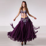 Beaded Decorated Sexy Dance Wear Plus Size Belly Dance Costume