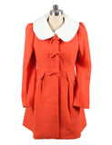 Fashion women woolen winter coat ladies long coat