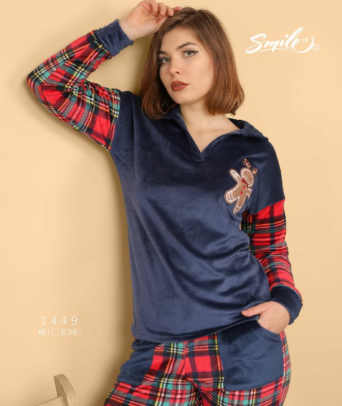 Plush pajamas and cropped pants With Farawlaya