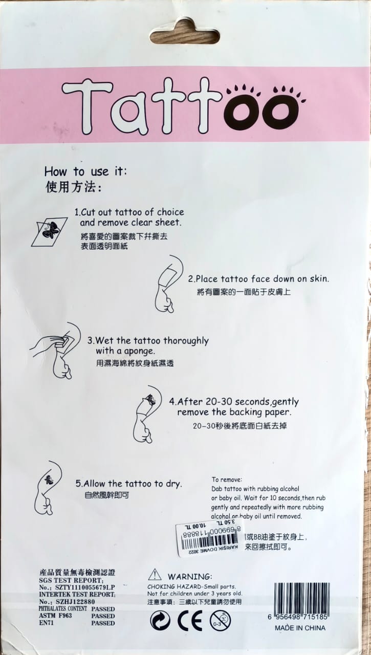 Tattoo Stickers with farawlaya