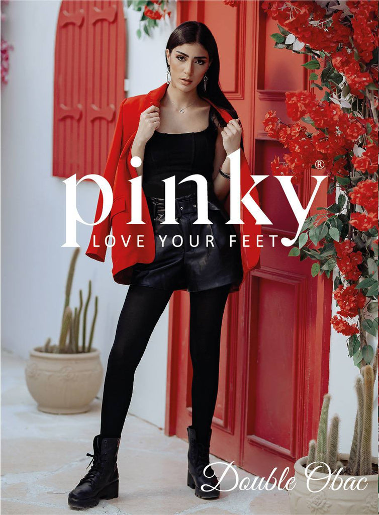 Black Double Opac Socks