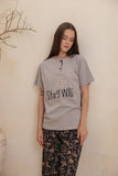 Stay Wild half-sleeve pajamas with pants