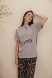 Stay Wild half-sleeve pajamas with pants