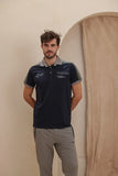 Training pants with a half-sleeve collar
