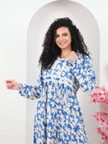 Women's floral summer abaya