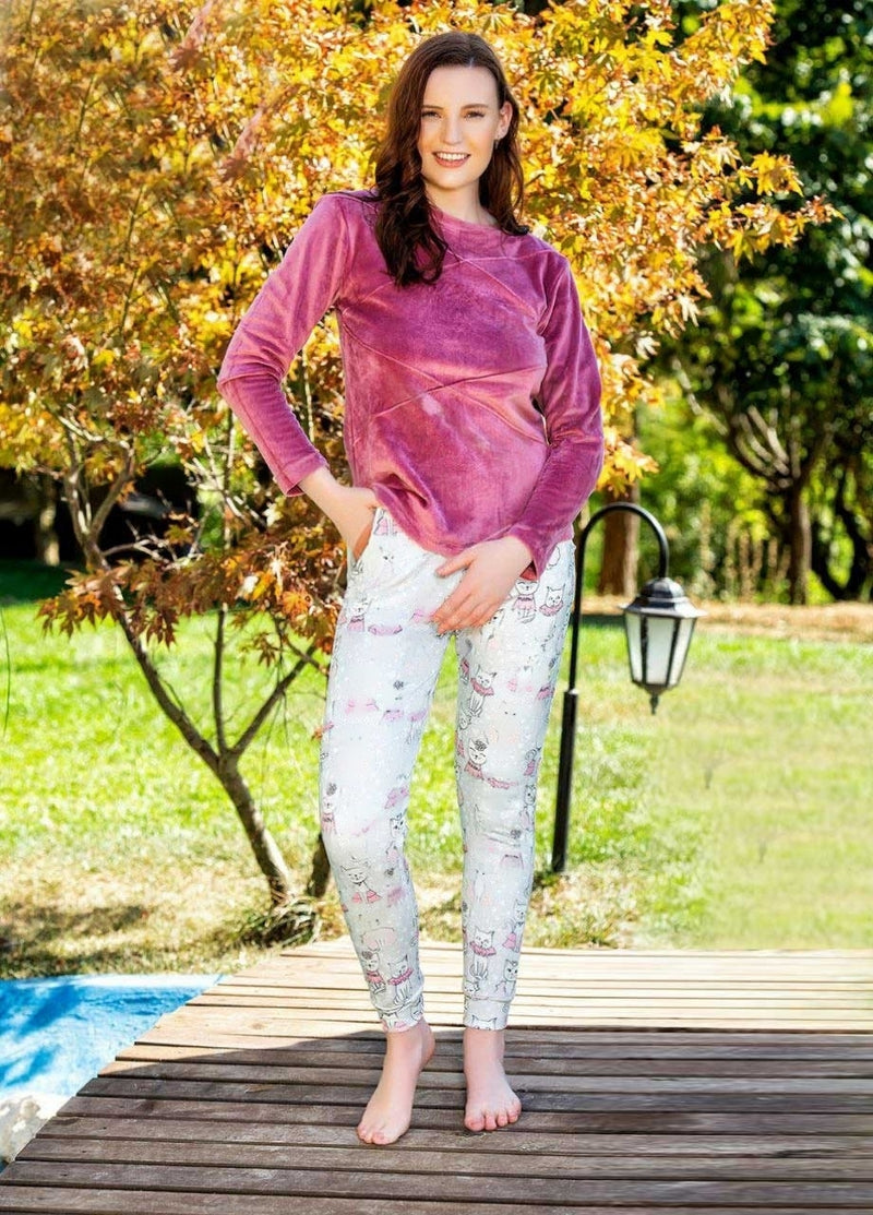 Elegant Turkey velor pajamas
