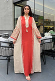 Women's summer linen abaya