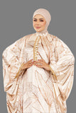 Women's winter abaya made of French wooded velor